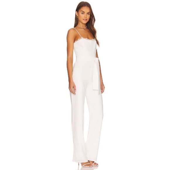 Karina Grimaldi Francesca Jumpsuit Ice Womens Size Large - Picture 2 of 12